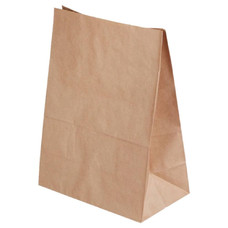 Пакет бумажный 220х120х290мм крафт 50гр с прямоугольным дном 100шт/уп