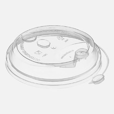 Крышки (В) 90мм прозрачные флип-топ 50шт