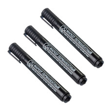 Маркер перманентный 2-2,5мм ЧЕРНЫЙ 12шт