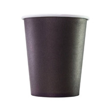 Стакан (Ф) бумажный одноразовый 250 мл.,черный 80-280, 75/tube, 1 500/ctn.